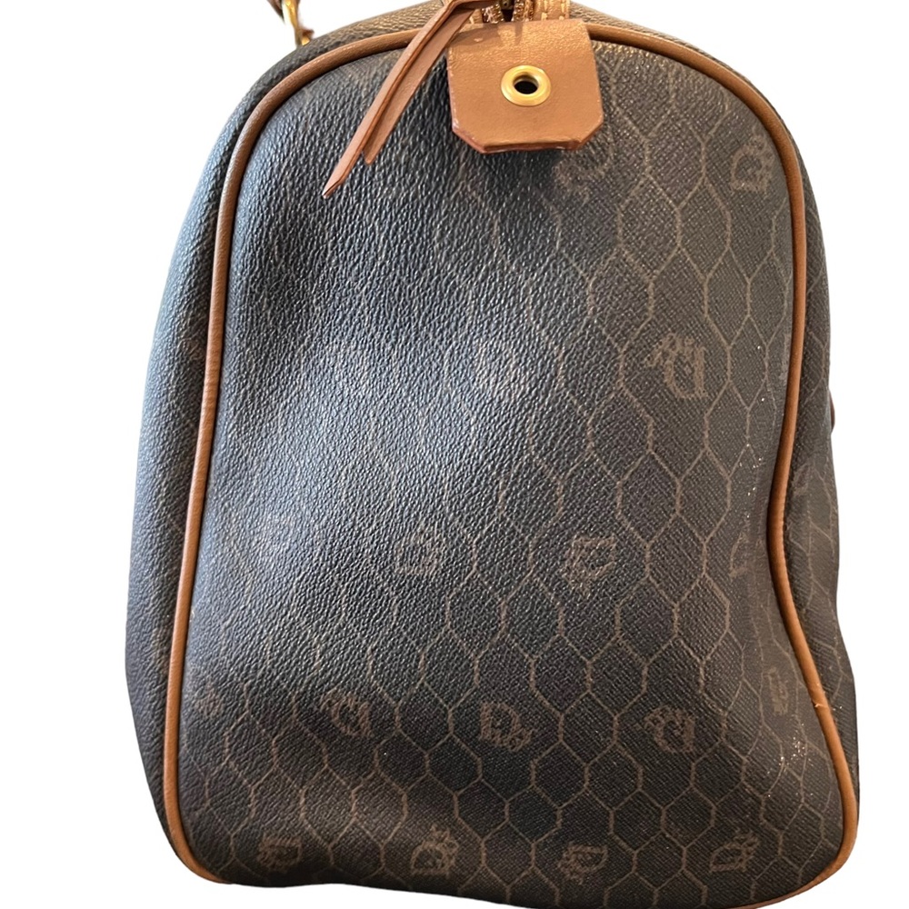 Christian Dior Vintage Honeycomb Boston Bag - Picture 4 of 12